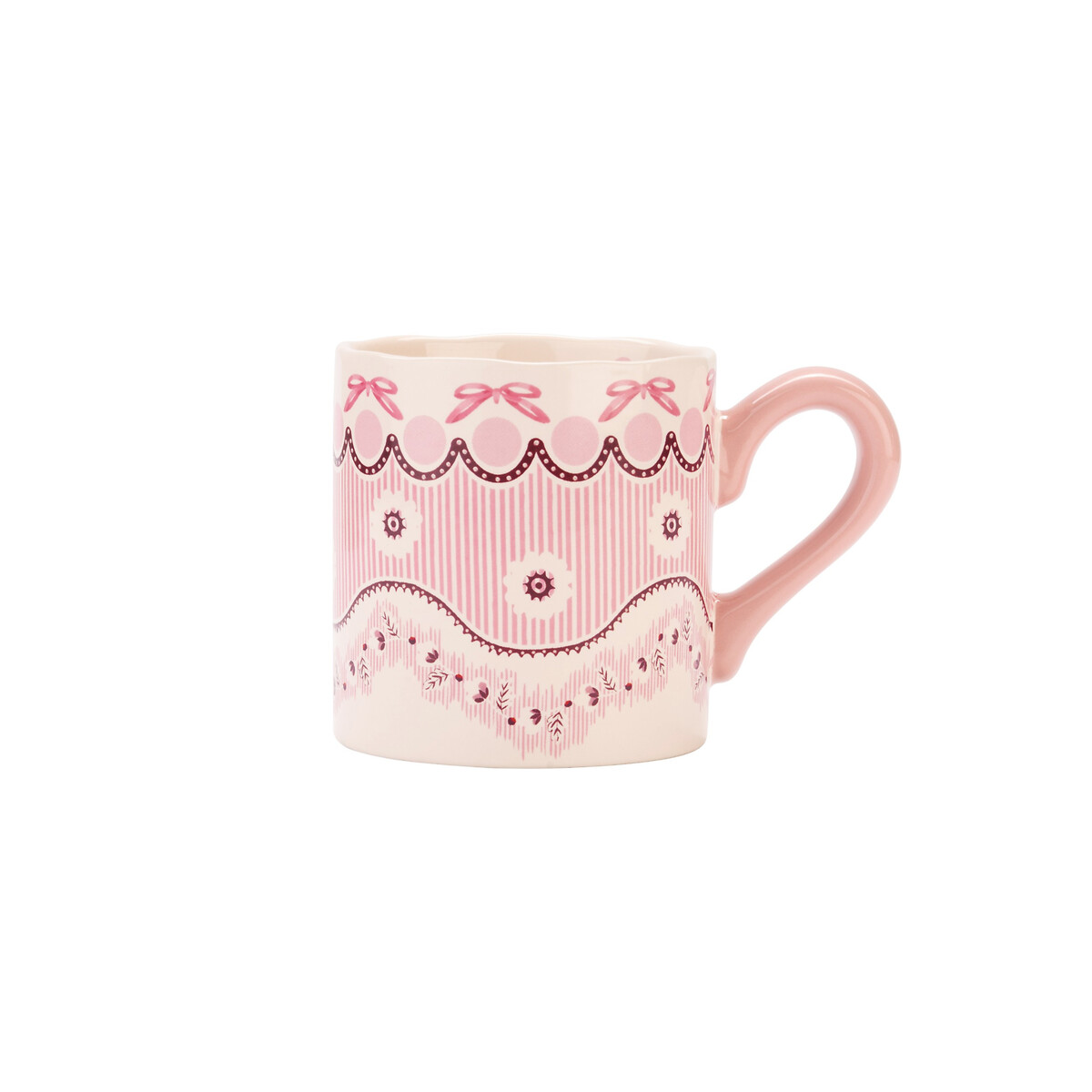 Spitalfields Silk 'Mummy' Shortie Mug pink, CATH KIDSTON