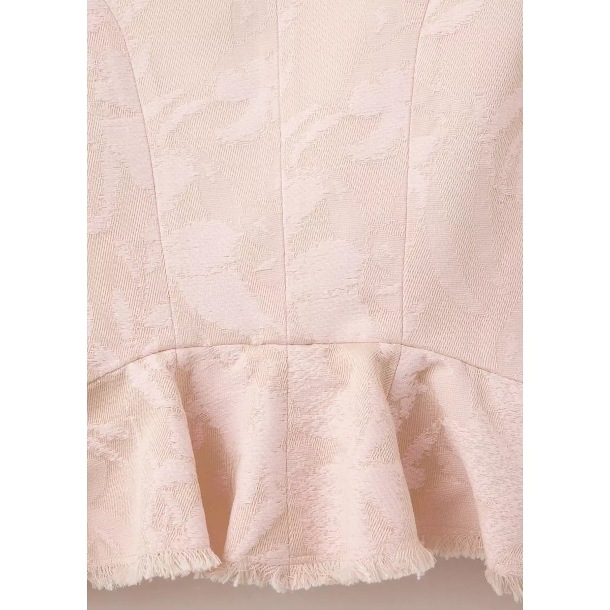 Veste en jacquard à brandebourgs rose, MANGO