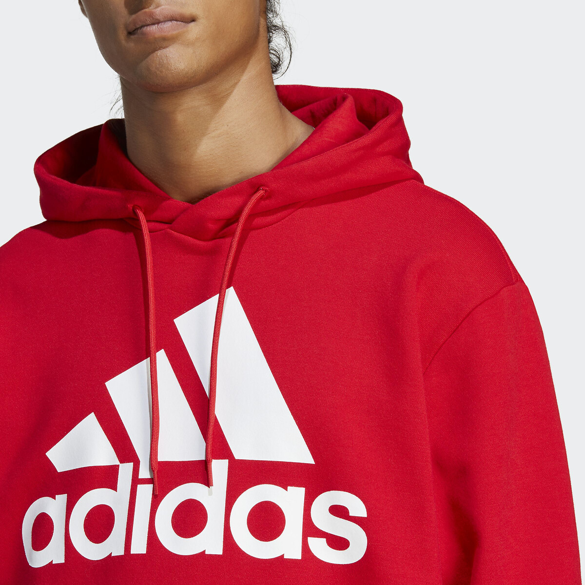 Sweat à capuche en molleton Essentials rouge, ADIDAS SPORTSWEAR