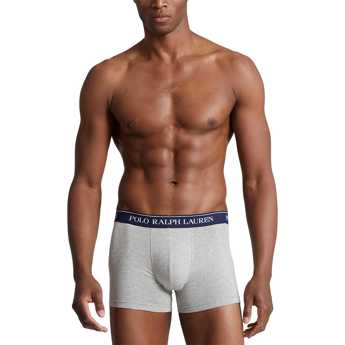 Lote de 5 cuecas boxer clássicas em algodão stretch multicolor, POLO RALPH LAUREN