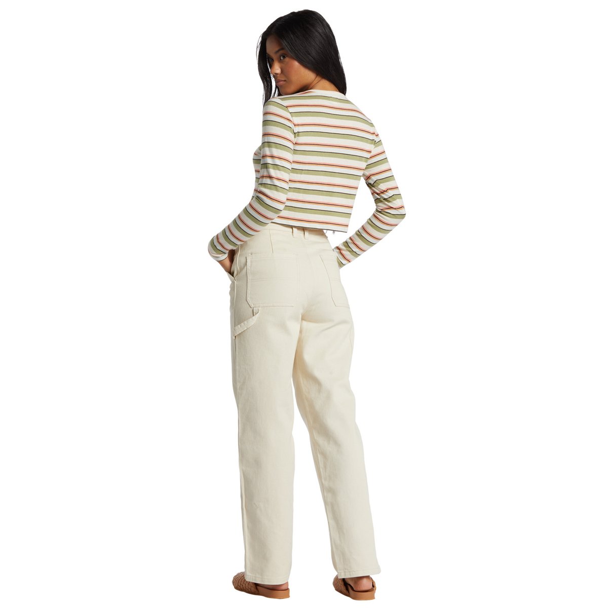 Jean workwear COLLET blanc white cap, BILLABONG