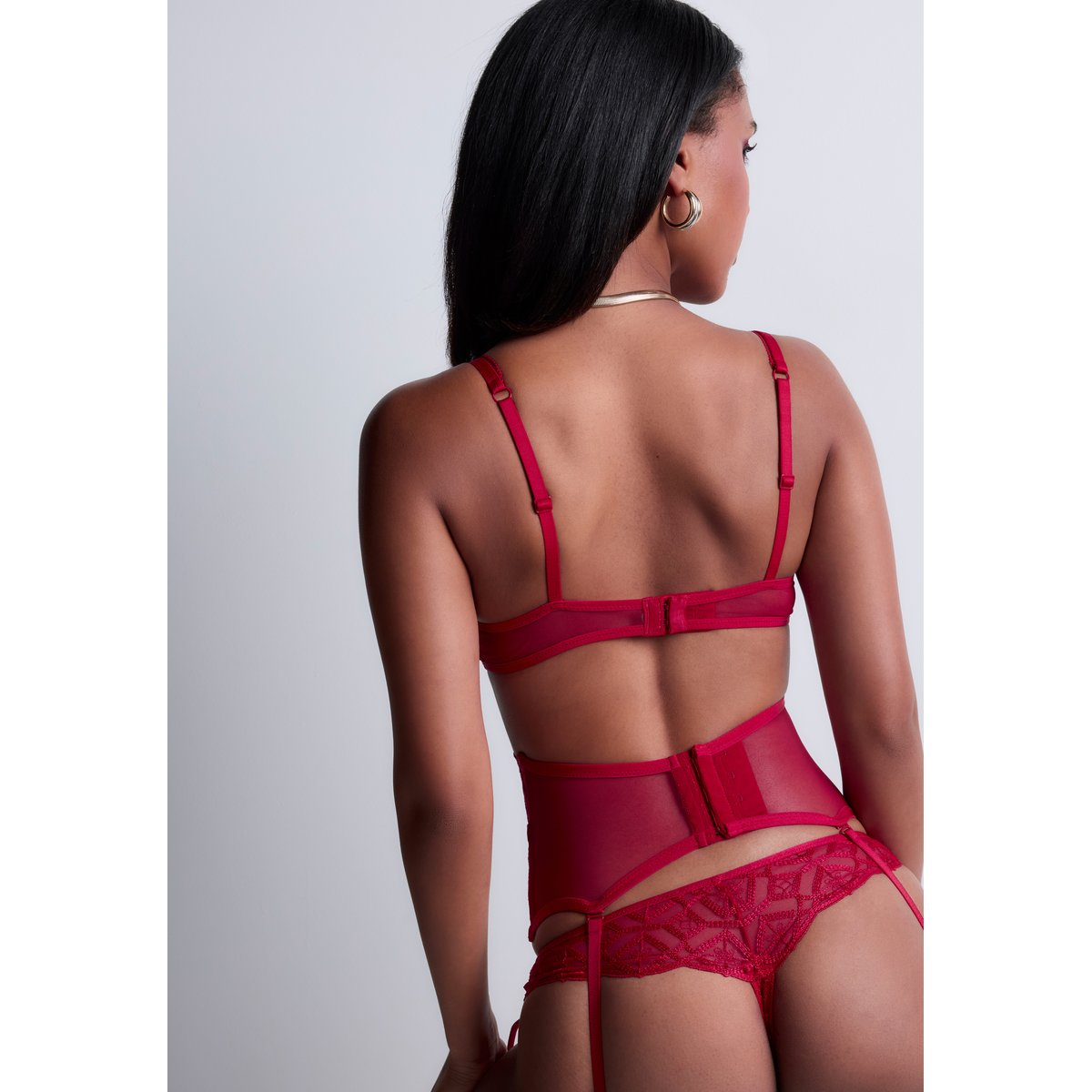 Serre-taille Sense Of Illusion rouge, AUBADE