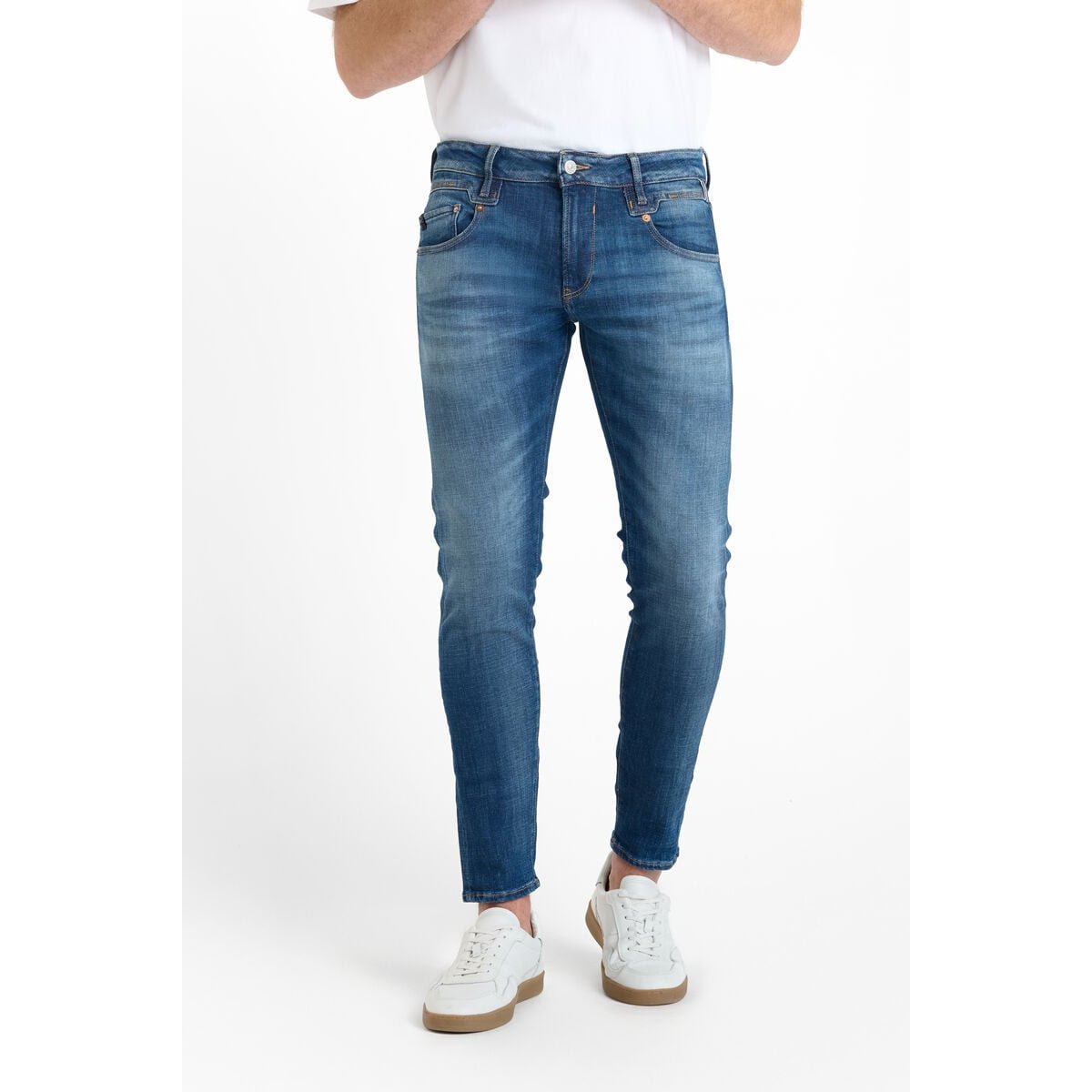 Jeans skinny POWER, 7/8ème blue, LE TEMPS DES CERISES