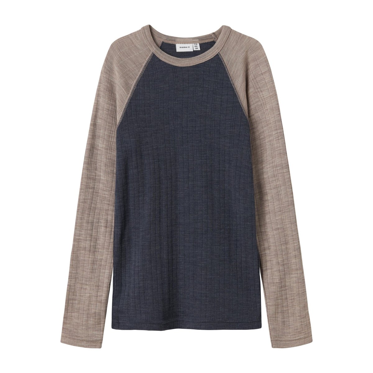 Top À Manches Longues ombre blue 1, NAME IT