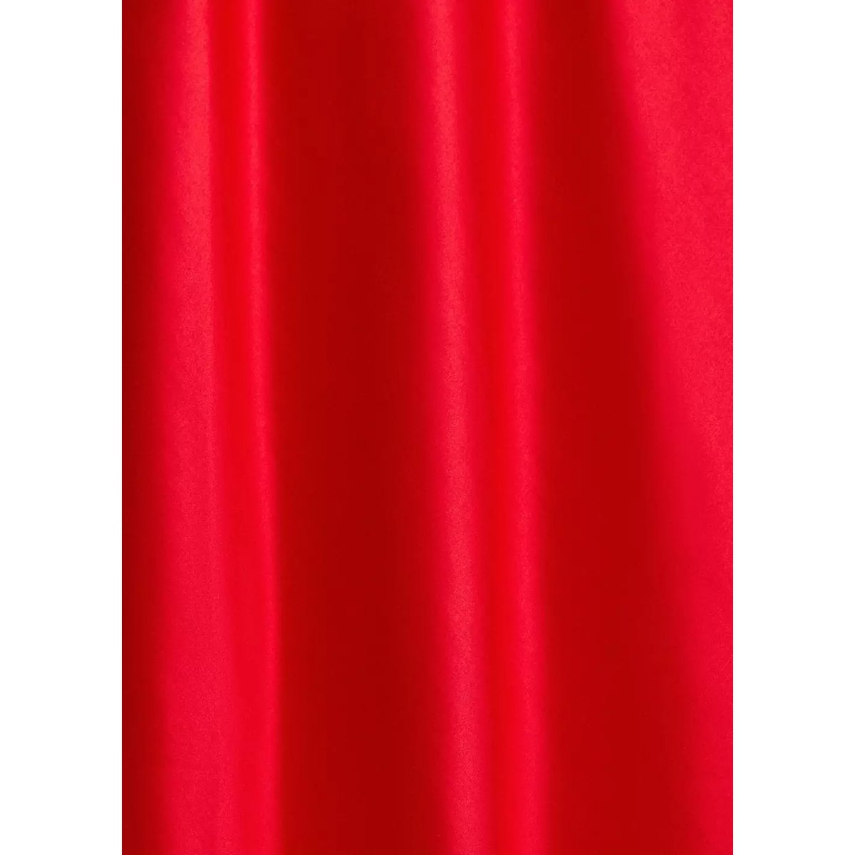 Robe en soie à décolleté en V rouge, MANGO