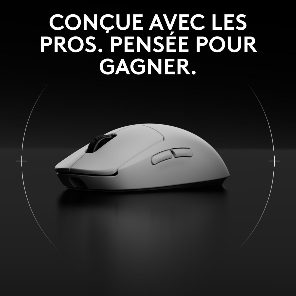 Souris Gamer Sans Fil G PRO 2 Lightspeed Wireless Blanche couleur unique, LOGITECH