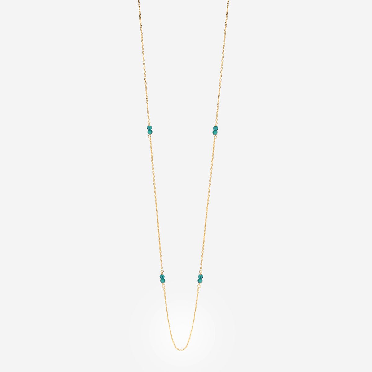 Sautoir venus turquoise bleu, CAROLINE NAJMAN