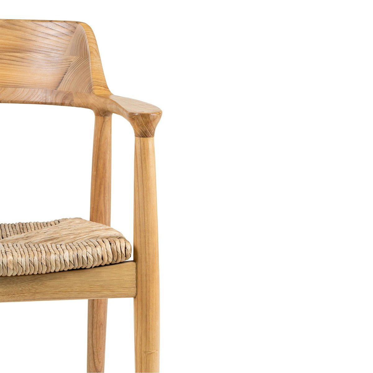 Chaise vintage en bois exotique (lot de 2) bois naturel, PIER IMPORT