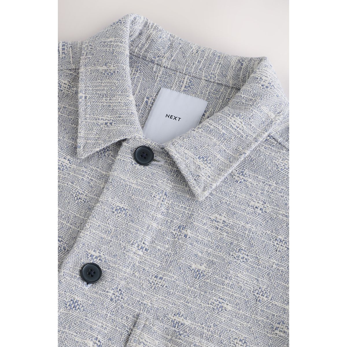 Veste-chemise texturée bleu, NEXT