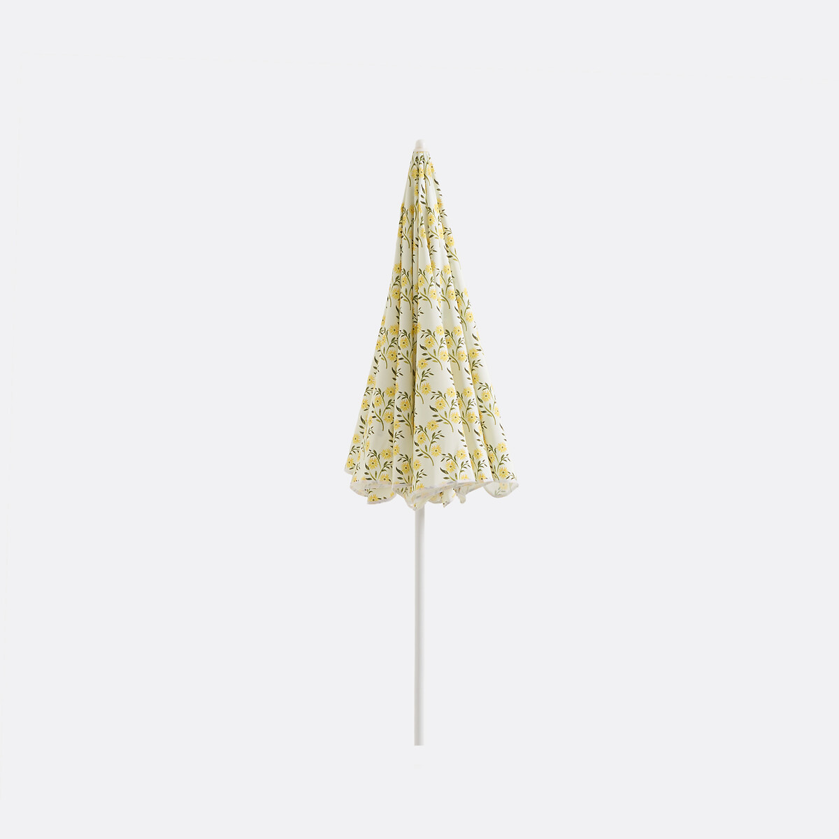 Sombrilla de playa, SOLEYA blanco/amarillo, LA REDOUTE INTERIEURS