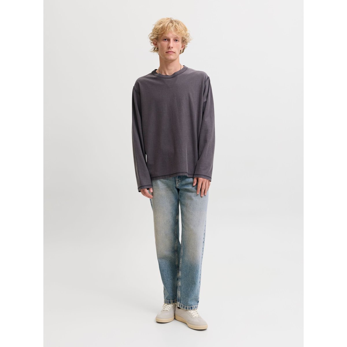 Jean À Coupe Ample blue denim, JACK & JONES