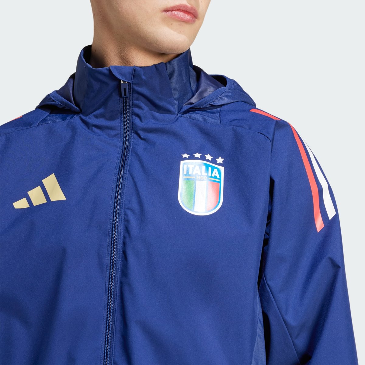 Veste tout temps Italie Tiro 24 Competition night sky, adidas Performance