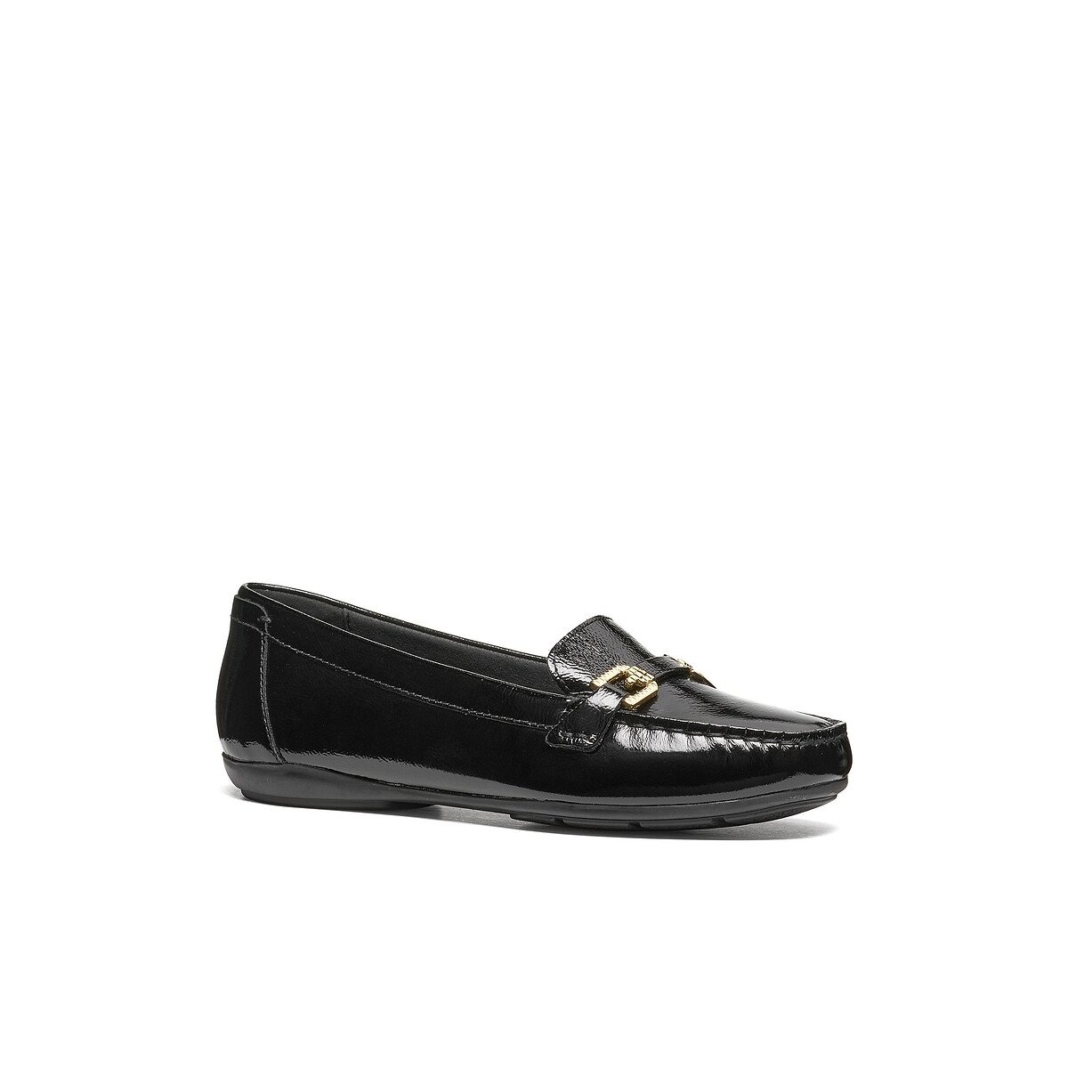 Mocassins en cuir, ANNYTAH MOC noir, GEOX