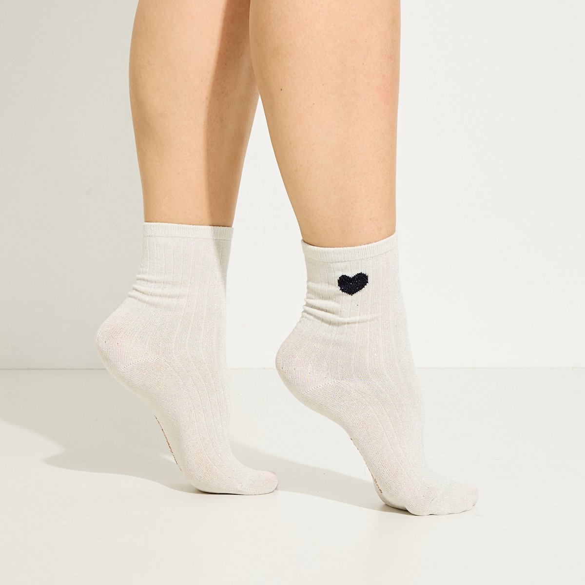 Lot de chaussettes à paillettes bleu marine, GRAIN DE MALICE
