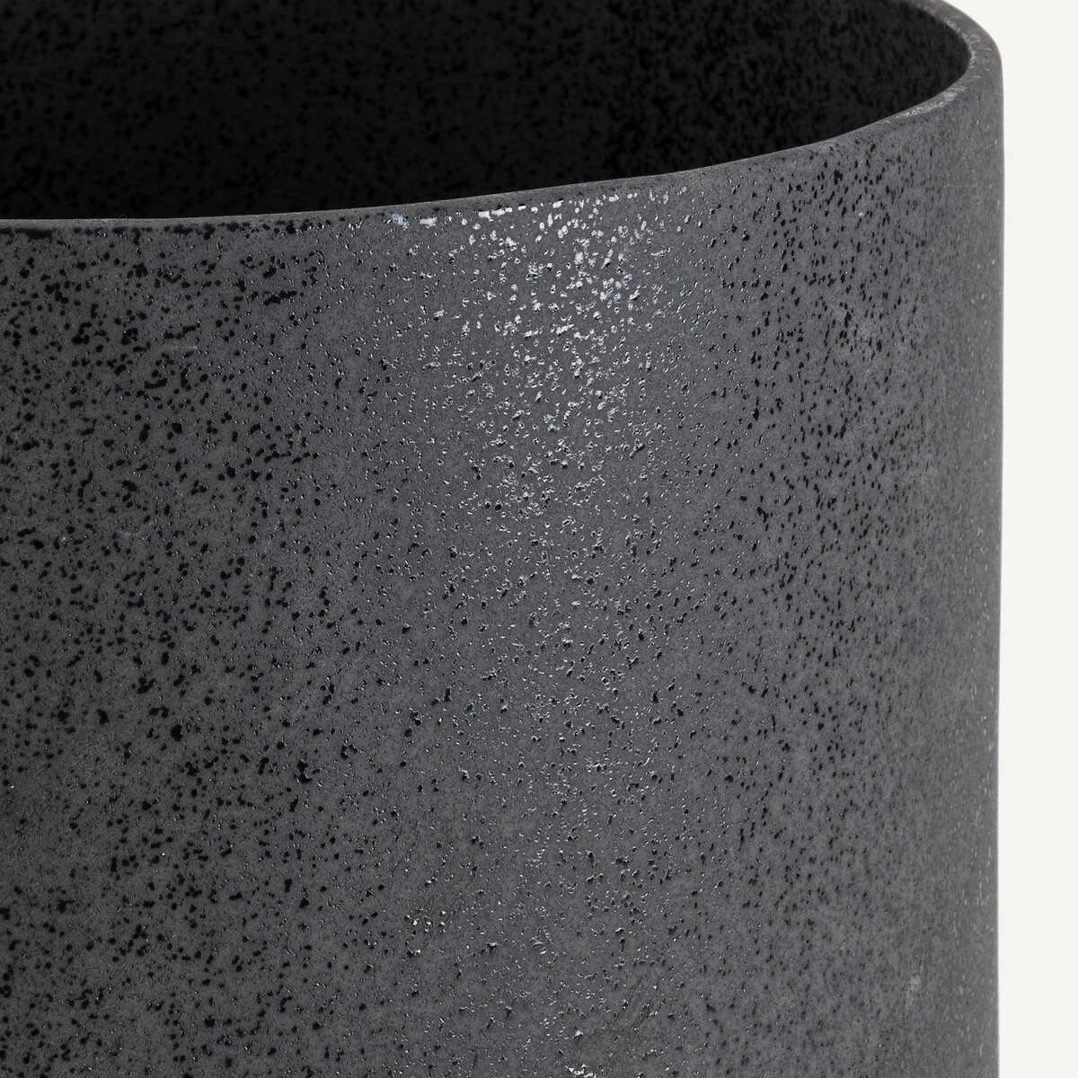 Vaso de barro, altura 33 cm, Florian preto , AM.PM