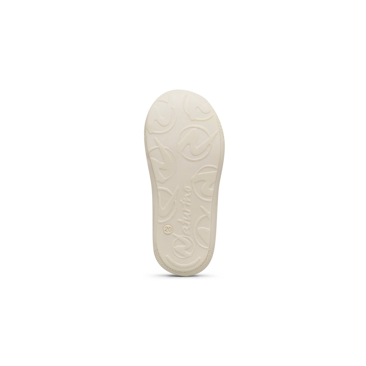 Sandales semi-fermées en cuir PUFFY rose poudré-, NATURINO