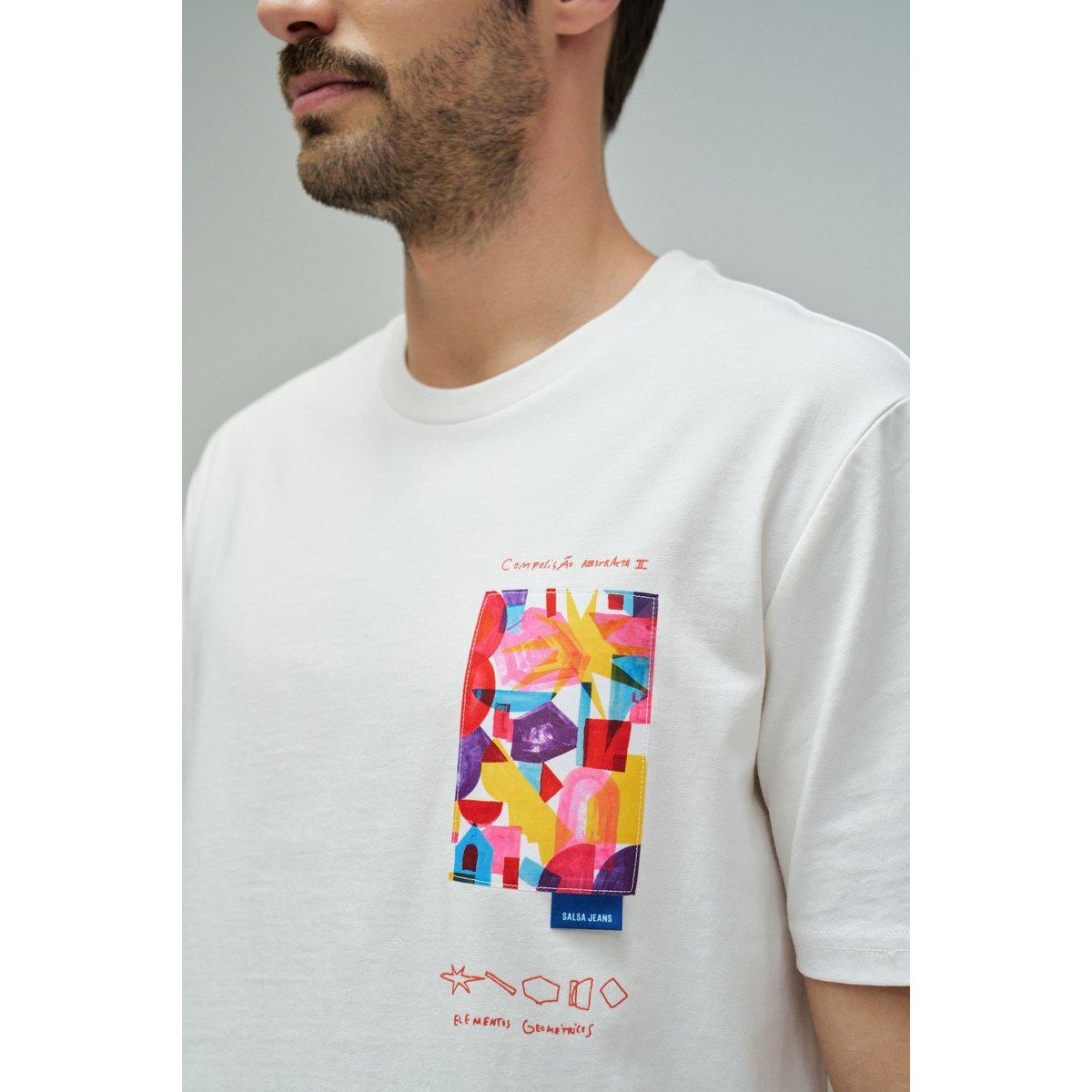 T-SHIRT AKA CORLEONE beige, SALSA JEANS