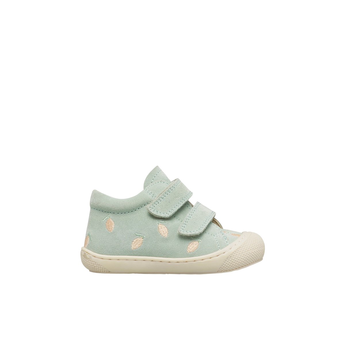 Chaussures premiers pas en suède COCOON VL EMBR.LEMONSODA vert menthe-, NATURINO