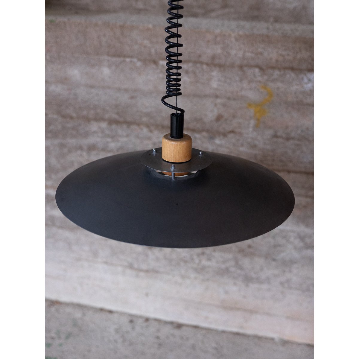 Suspension contemporaine Sonia N°321 - Bon état gris, DEBONGOUT