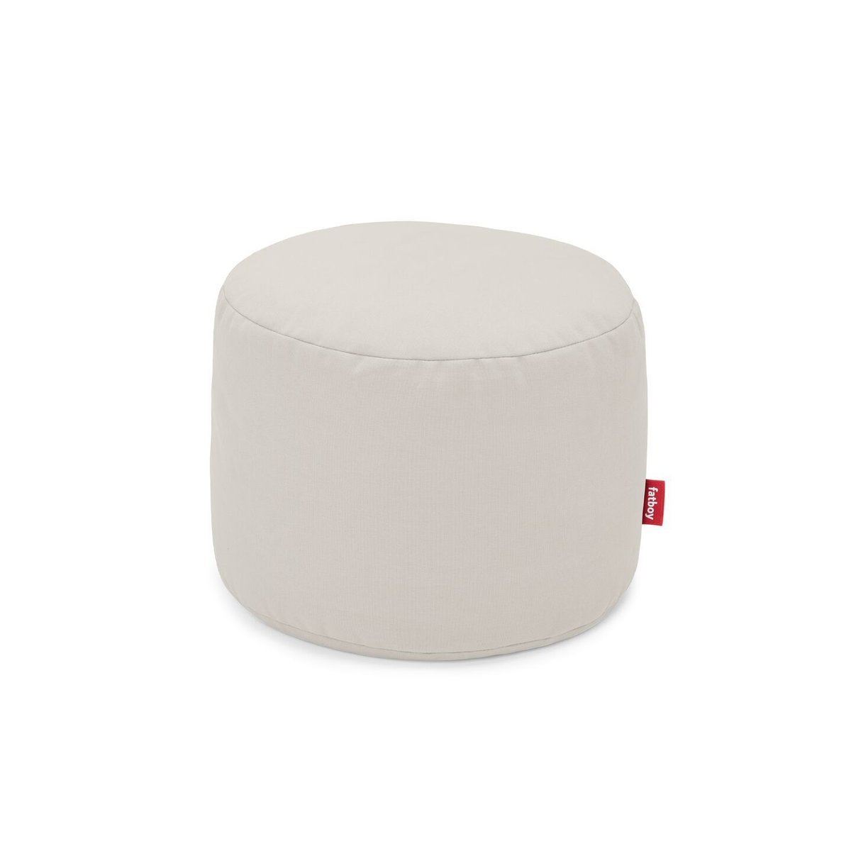 Pouf en polyester 100 % recyclé POINT cool grey, FATBOY