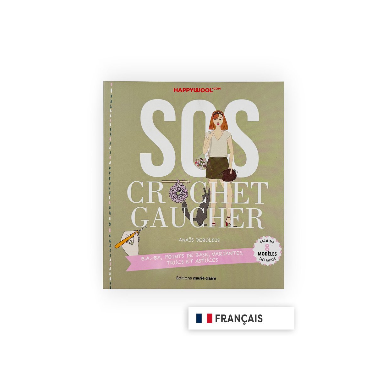 Livre N° 885 : Sos Crochet Gaucher sans coloris, PHILDAR