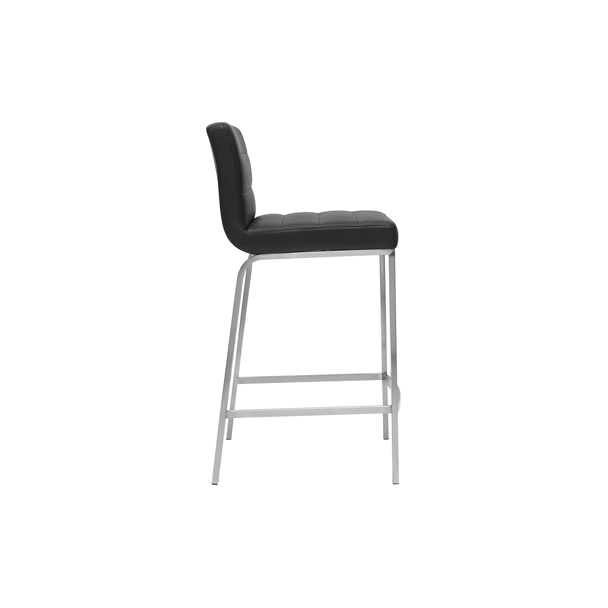 Tabourets de bar design noirs 66 cm (lot de 2) TOMY noir, MILIBOO