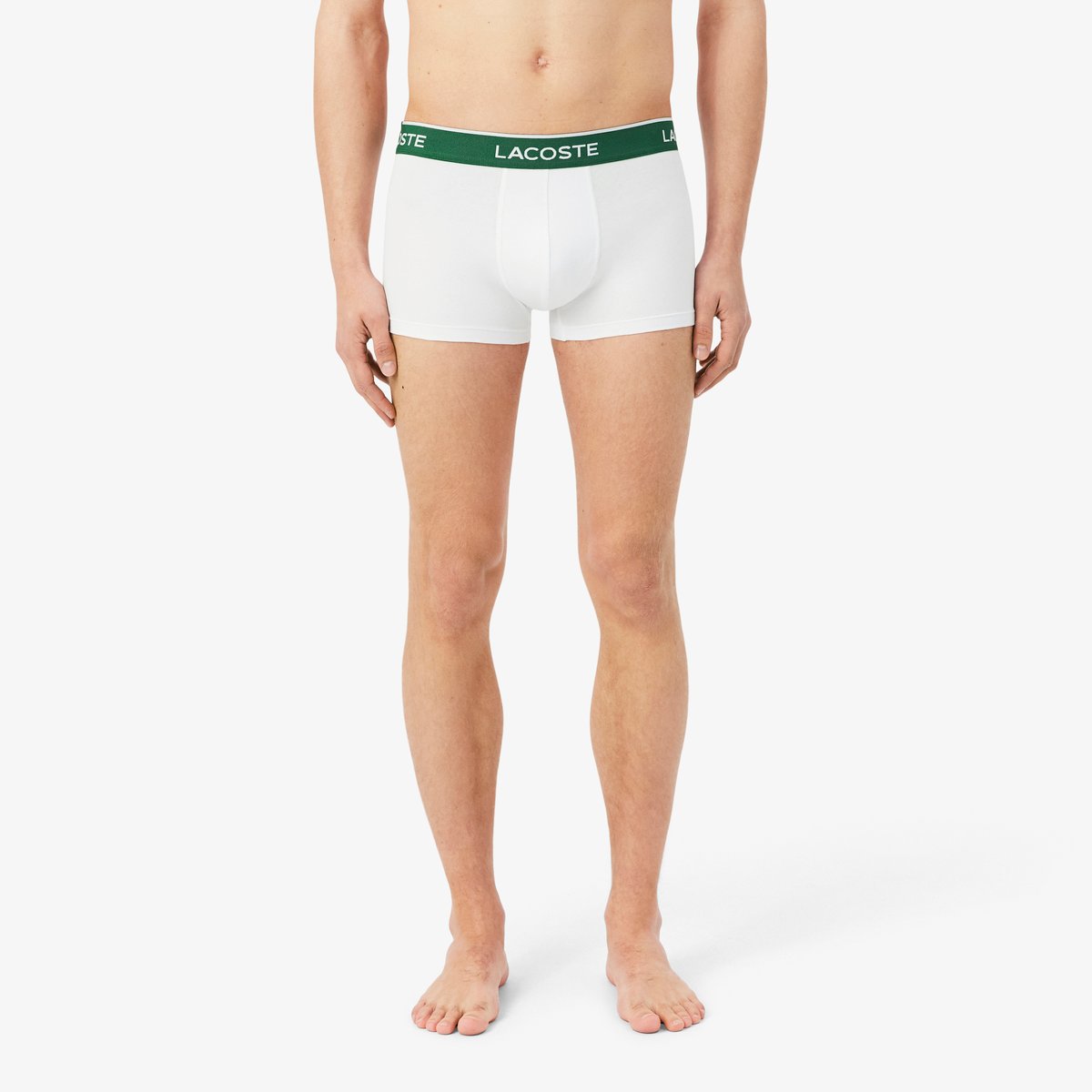 Lot de 3 boxers courts coton stretch noir-nua, LACOSTE