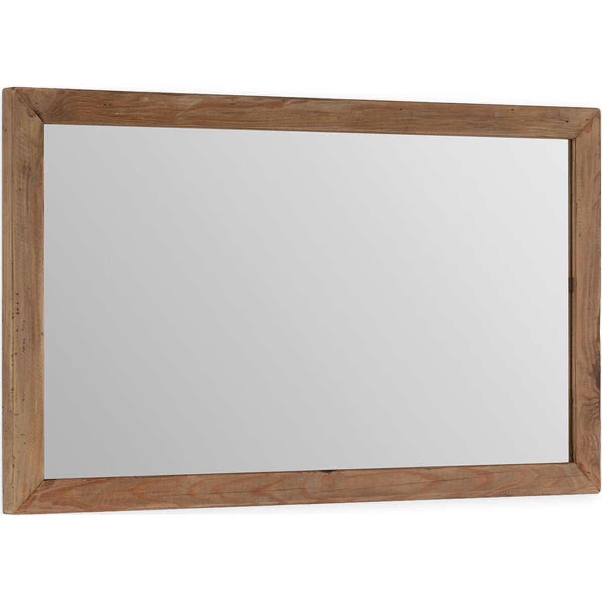Miroir rectangulaire en bois de pin naturel vieilli, RECOLLECTION
