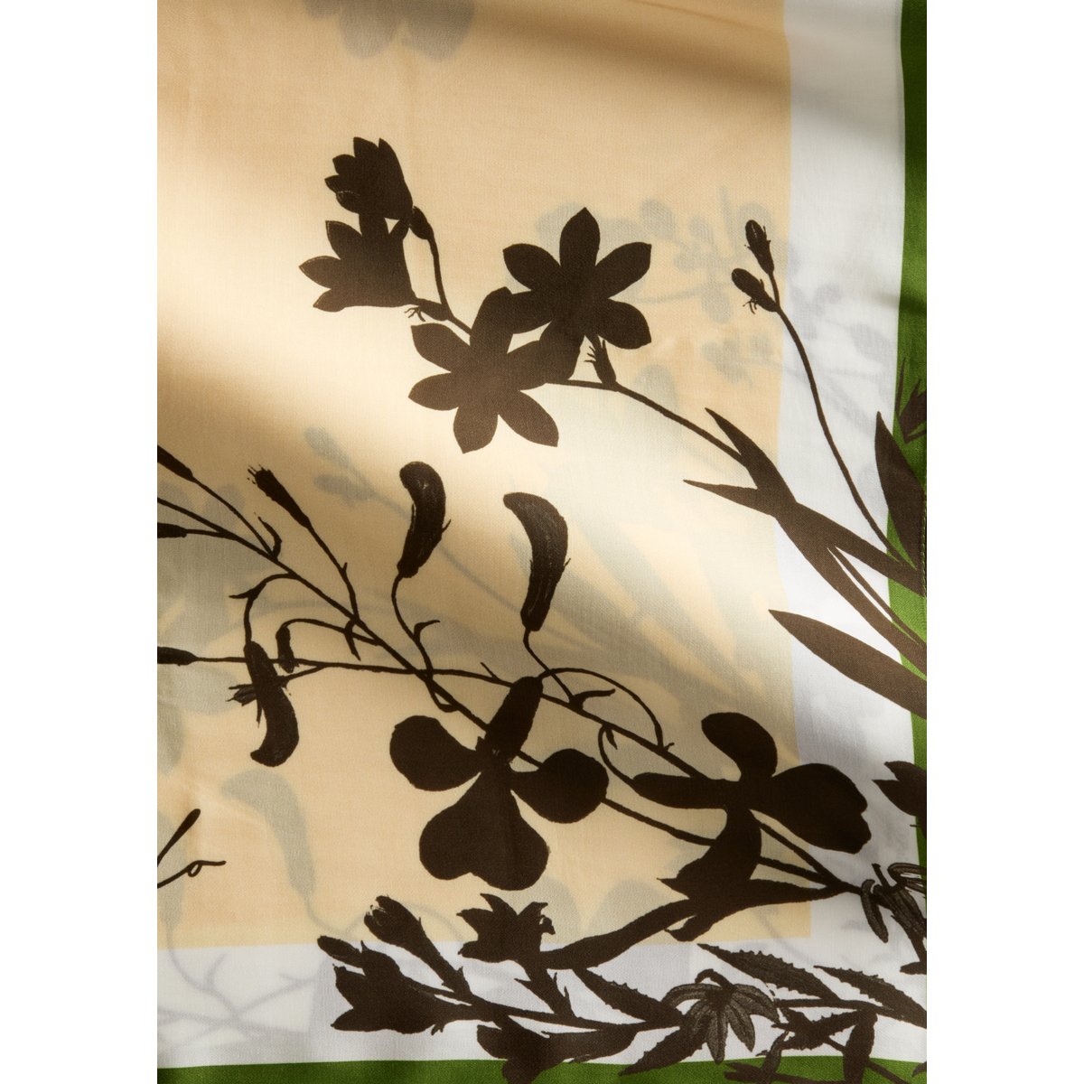 Foulard en satin avec un imprimé décontracté marron clair, MARC O'POLO