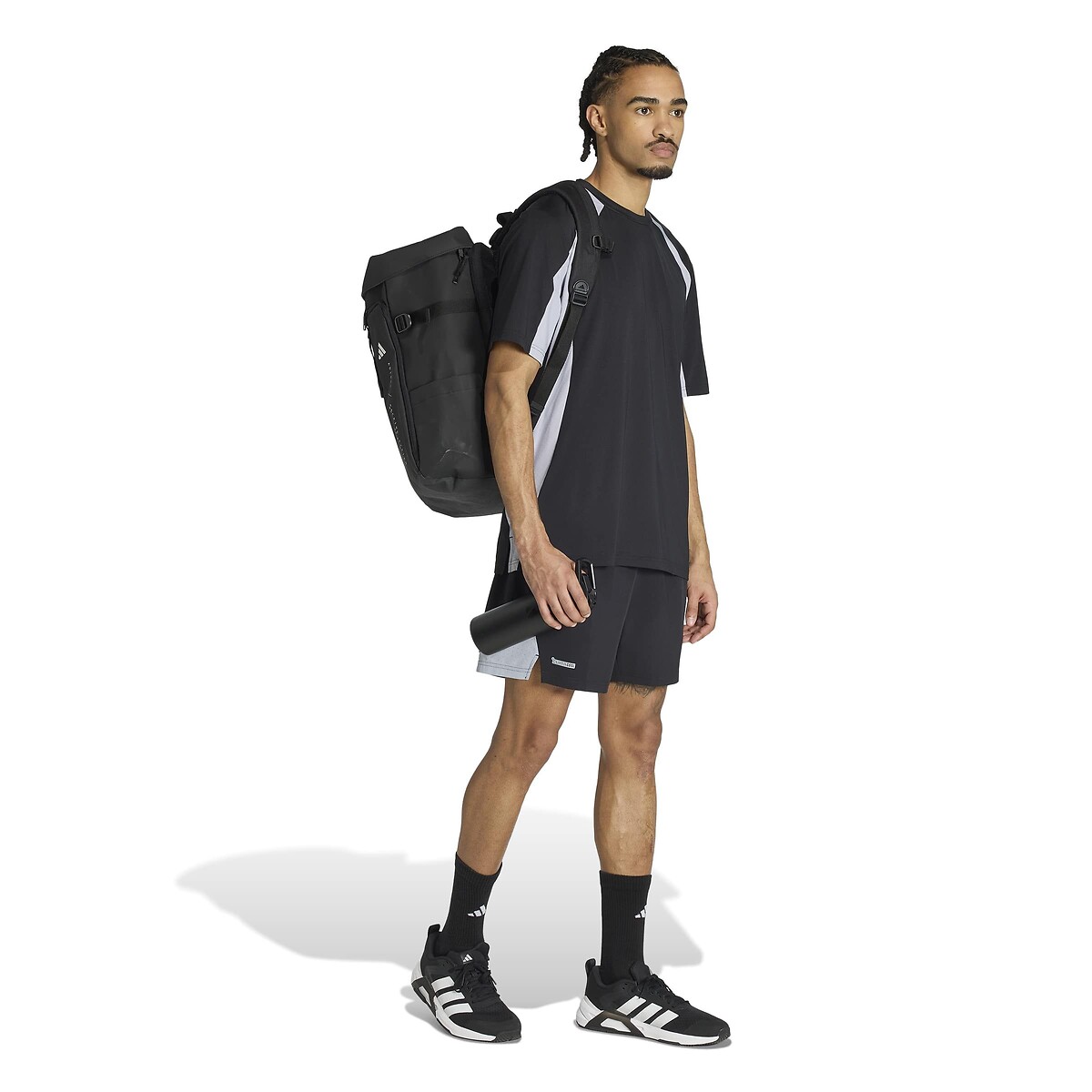 T-shirt de training, manches courtes, INTENSITY noir/gris, adidas Performance