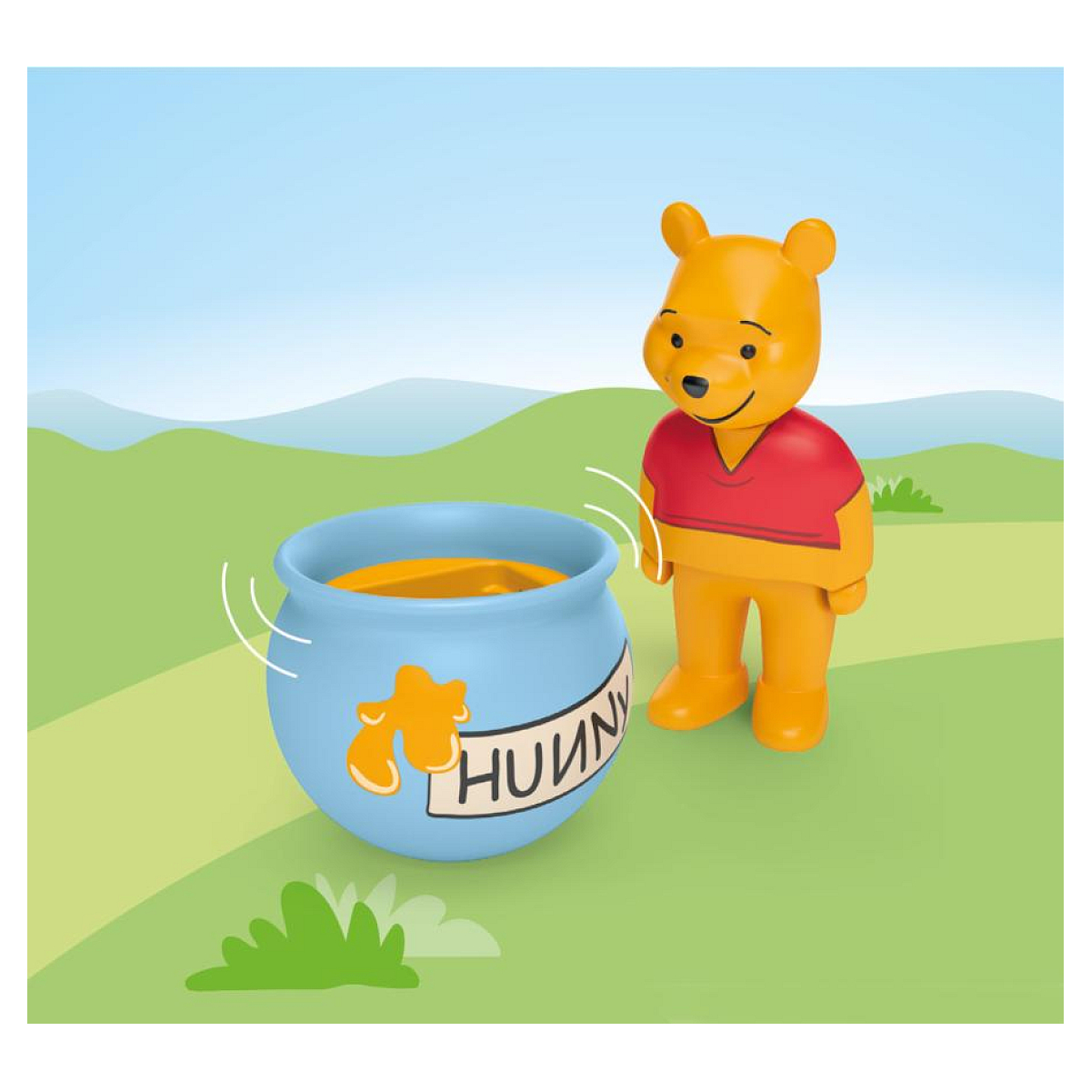 71695 - Winnie l'ourson et culbuto pot de miel vert, PLAYMOBIL