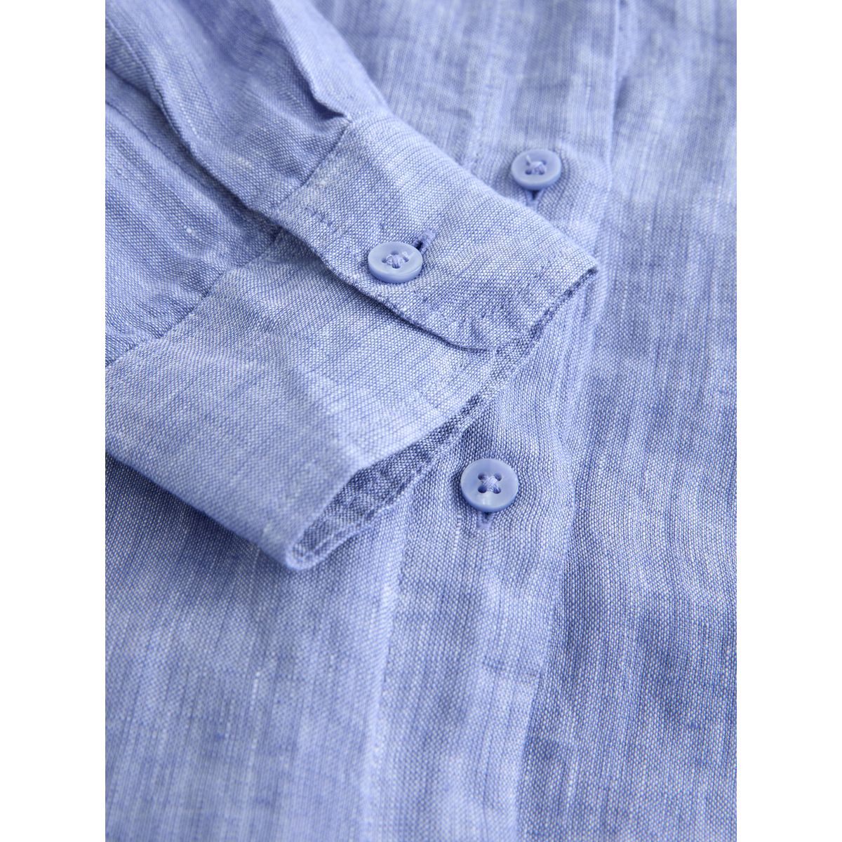 Chemise lin n. premium bleu, NEXT