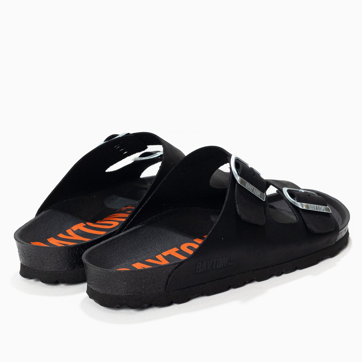 Sandales en cuir ATLAS noir, BAYTON