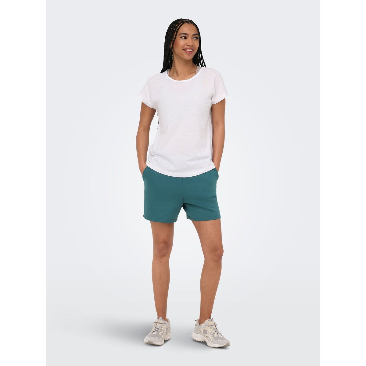 Short En Molleton verte - mediterranea 1, ONLY PLAY