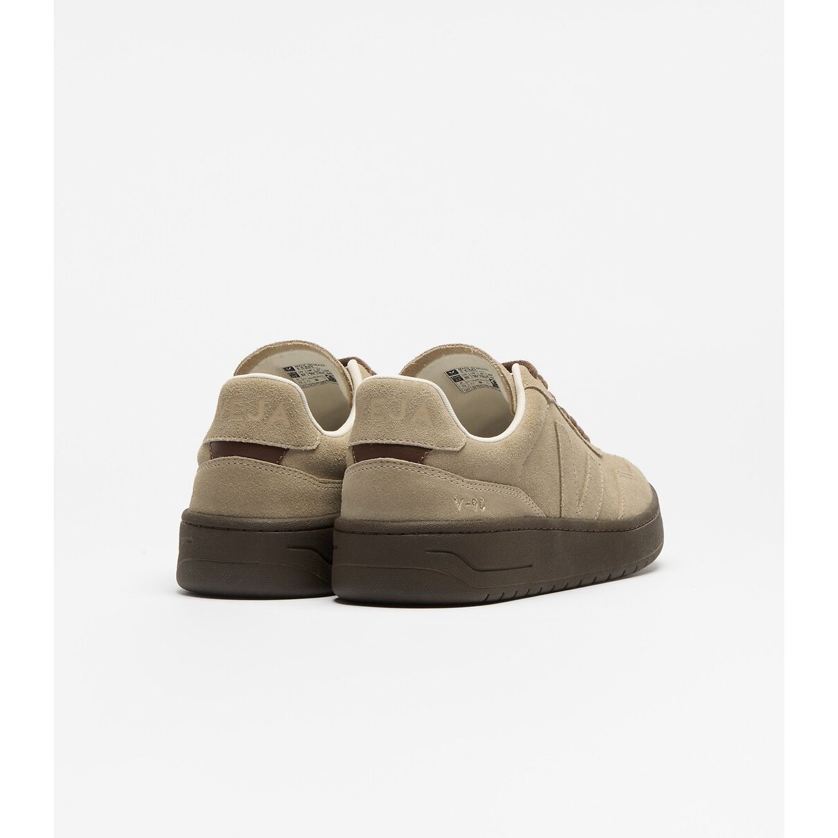 Sneakers van suède V-90 taupe , VEJA