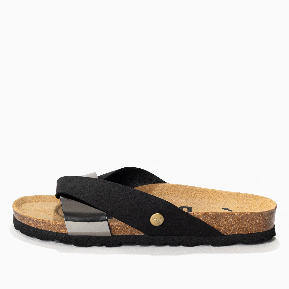 Sandales FIGARI noir melange, BAYTON