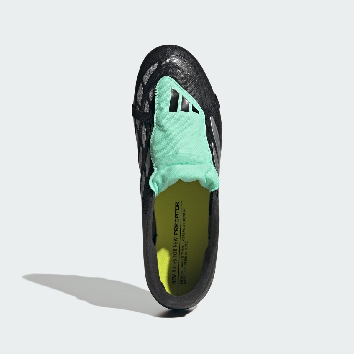 Chaussure De Football Languette Rabattue Predator Club Terrain Souple/Multi-Surfaces core black / silver metallic / pulse mint, adidas Performance