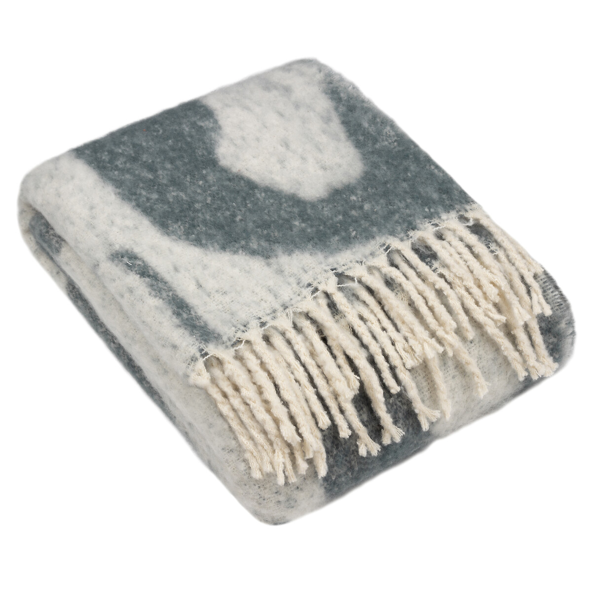 Meta Tasselled Throw graphite, HÖEM