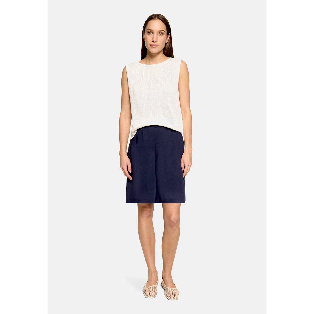 Pantalon d'été à taille élastique dark sky, BETTY BARCLAY