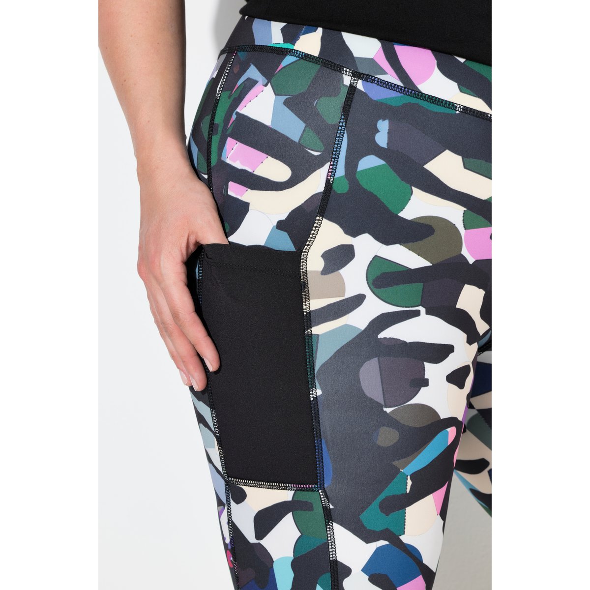 Legging de sport avec poches noir, ULLA POPKEN