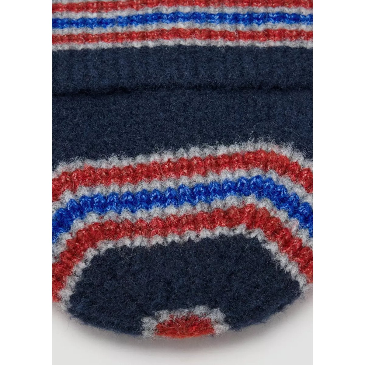 Bonnet en maille à rayures bleu marine, MANGO KIDS