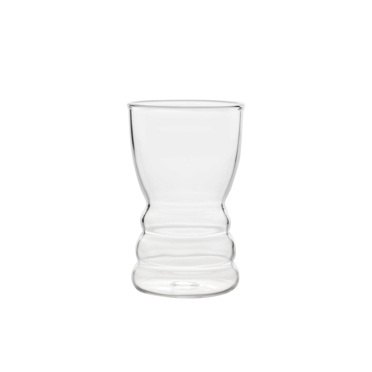 Lot de 2  baristas à expresso en verre borosilicate, OMAGIO transparent, COSY&TRENDY