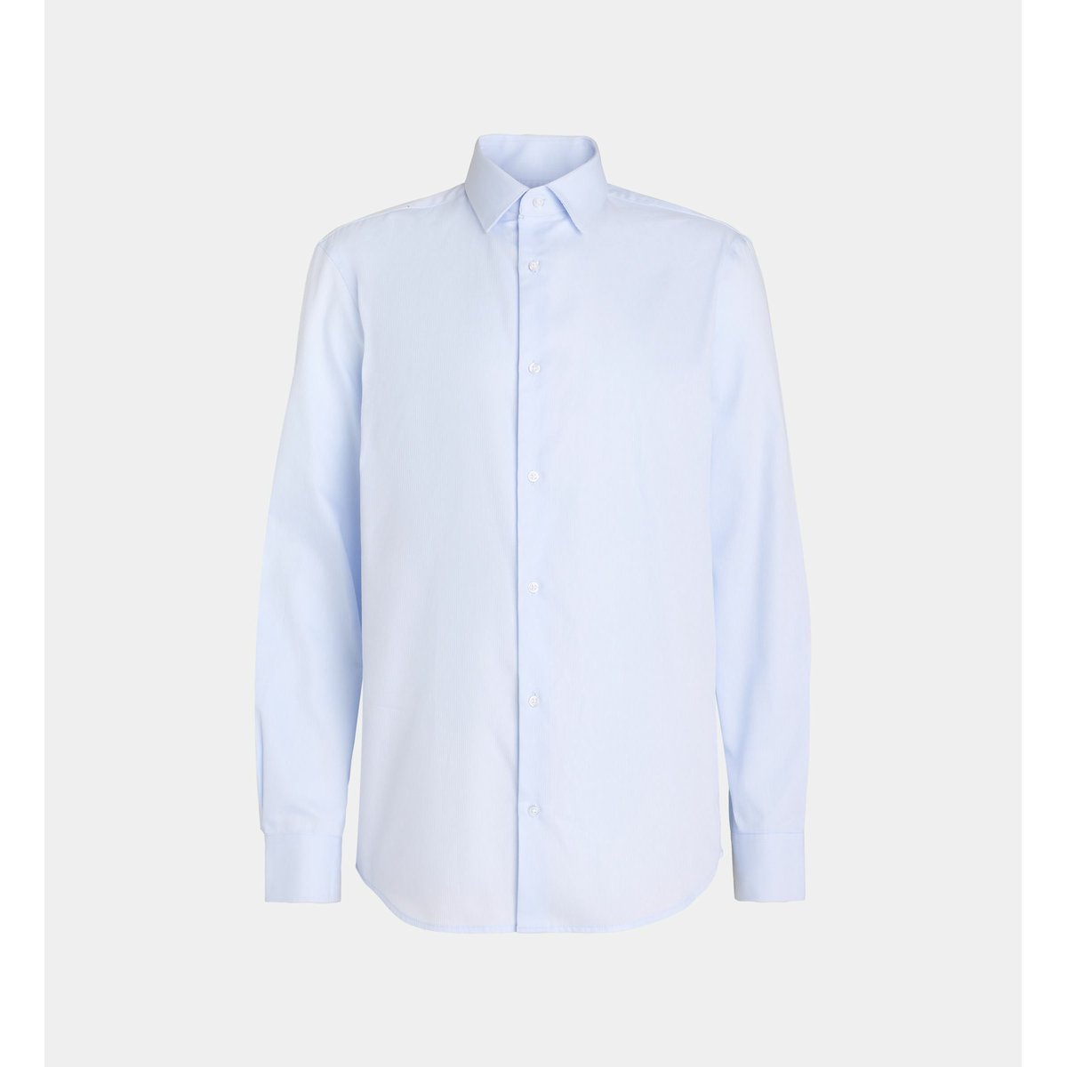 Chemise droite hsrtax sans repassage en coton bleu clair, GALERIES LAFAYETTE