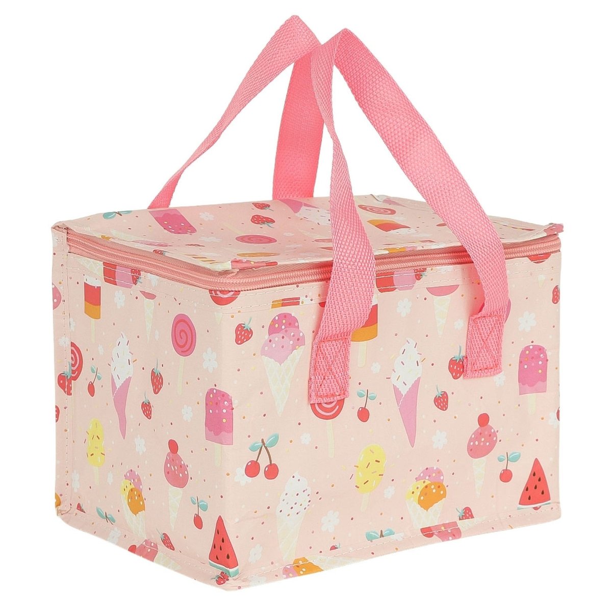 Sac repas isotherme enfant 5,5 L rose crème glacée, A LITTLE LOVELY COMPANY