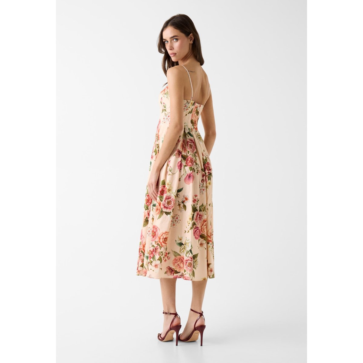 Robe Maxi À Imprimé Floral rose floral, GUESS