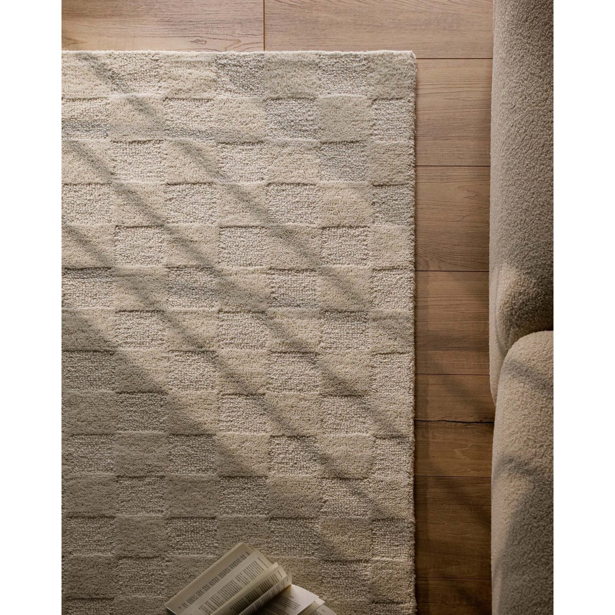 WECONhome Malibu, tufté main, laine vierge, tapis en laine, certifié OEKO-TEX® (40 x 60 cm, beige crème) ,  MALIBU FOUR beige crème, ESPRIT