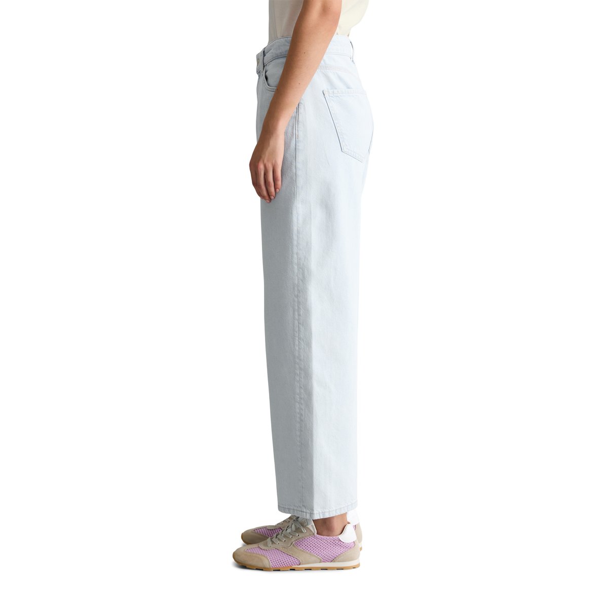 Jeans modèle Tomma large en pur coton organique bleu clair, MARC O’POLO DENIM