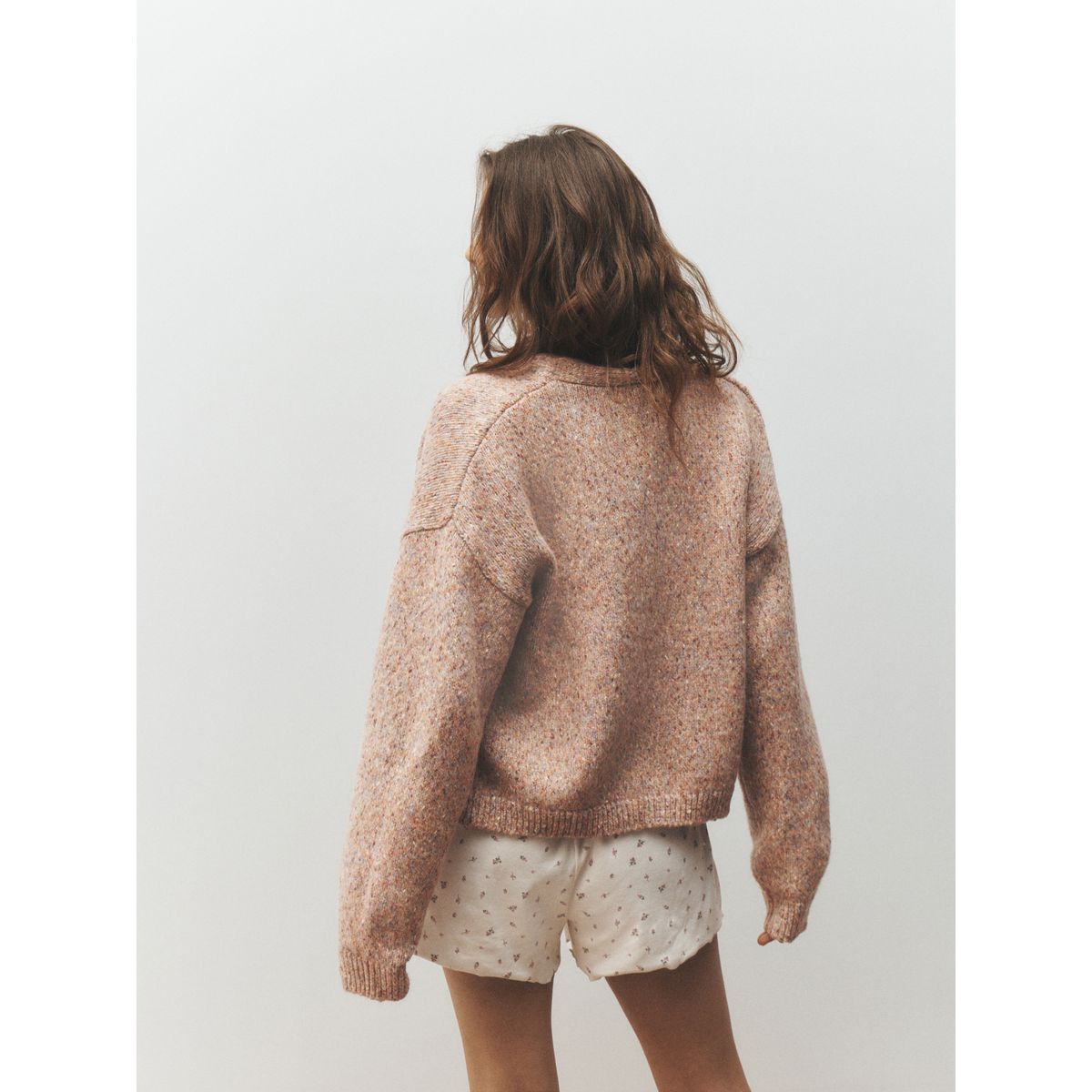 Cardigan moucheté rose, NEXT
