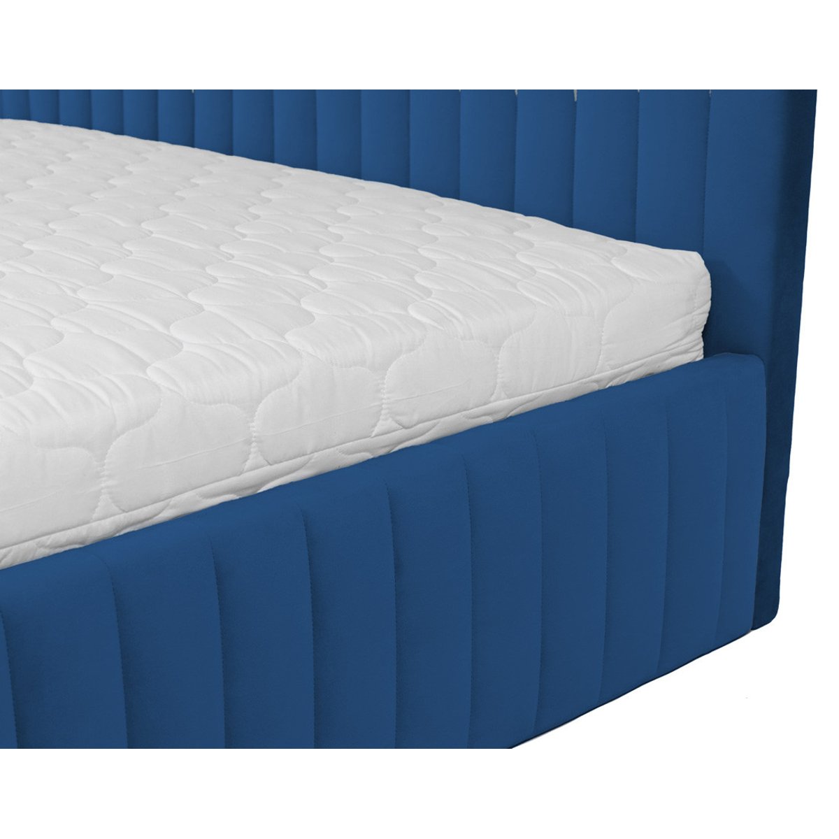 Lit coffre - STUART bleu marine, BEST MOBILIER
