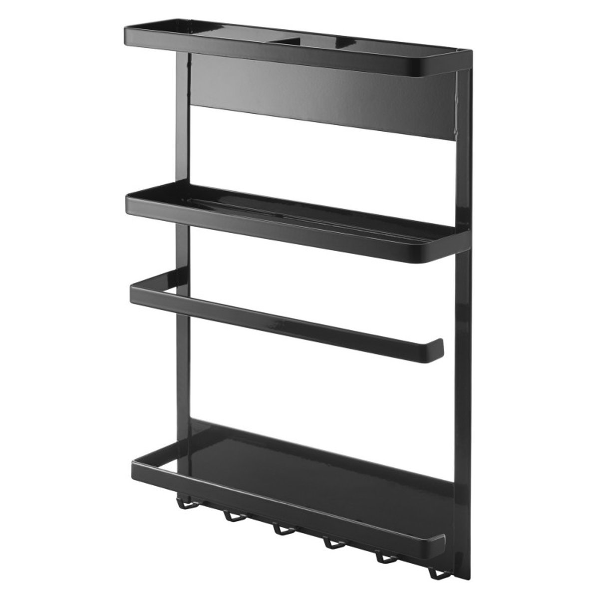 Etagère magnétique rangement cuisine  TOWER noir, YAMAZAKI